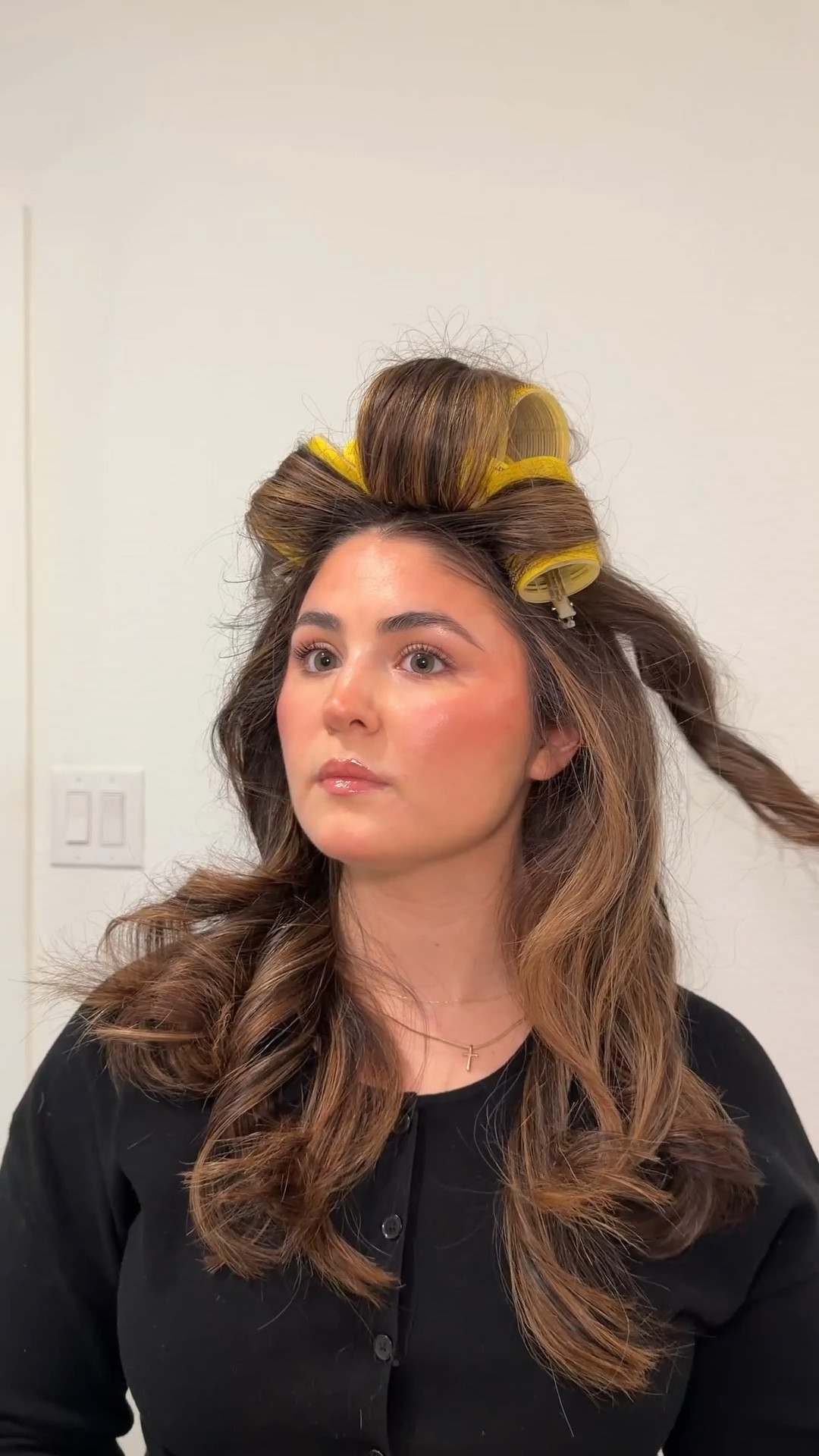 Full Velcro roller blowout! Using rollers always gives me the most effortless looking blowout and so much volume 🤌🏼

Hair volume, blowout, blowout essentials, hair tutorial, blowout tutorial, blowout with rollers, dry bar rollers, dry bar blowout 

#LTKBeauty #LTKgrwm