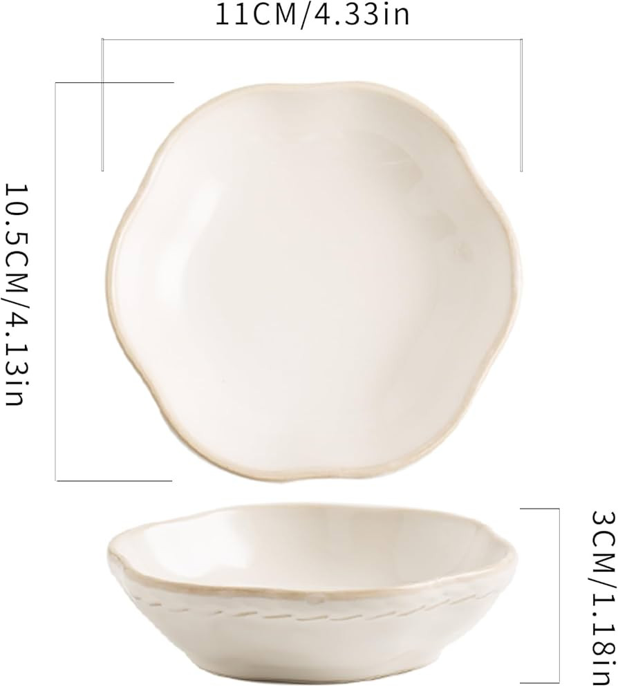 Ceramic Jewelry Tray Ring Holder Dish Floral Trinket Bowl for Women Girls Jewelry Organizer for V... | Amazon (US)