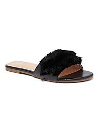 Fringe-Trim Sandal | New York & Company