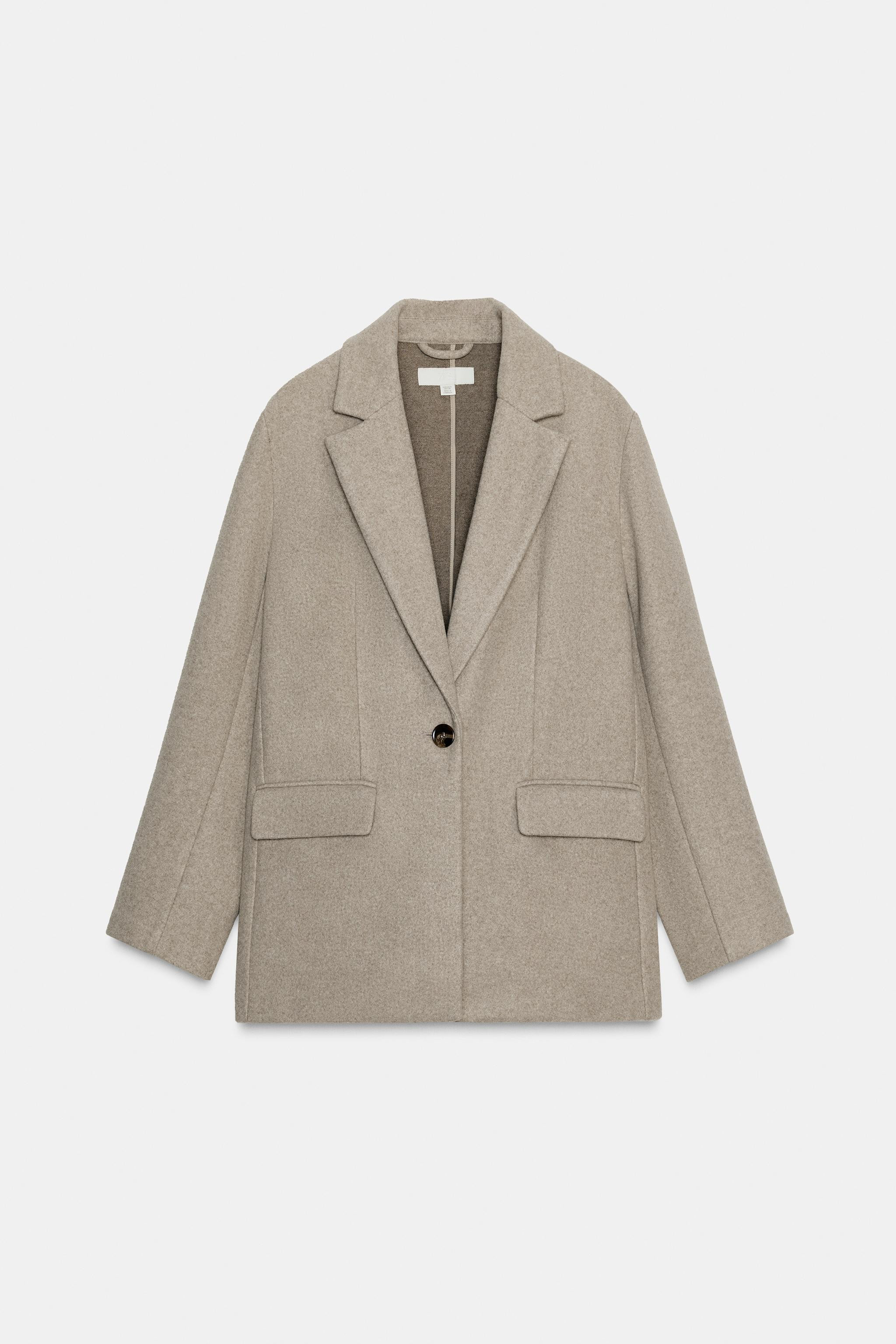 SOFT ONE-BUTTON BLAZER | Zara US