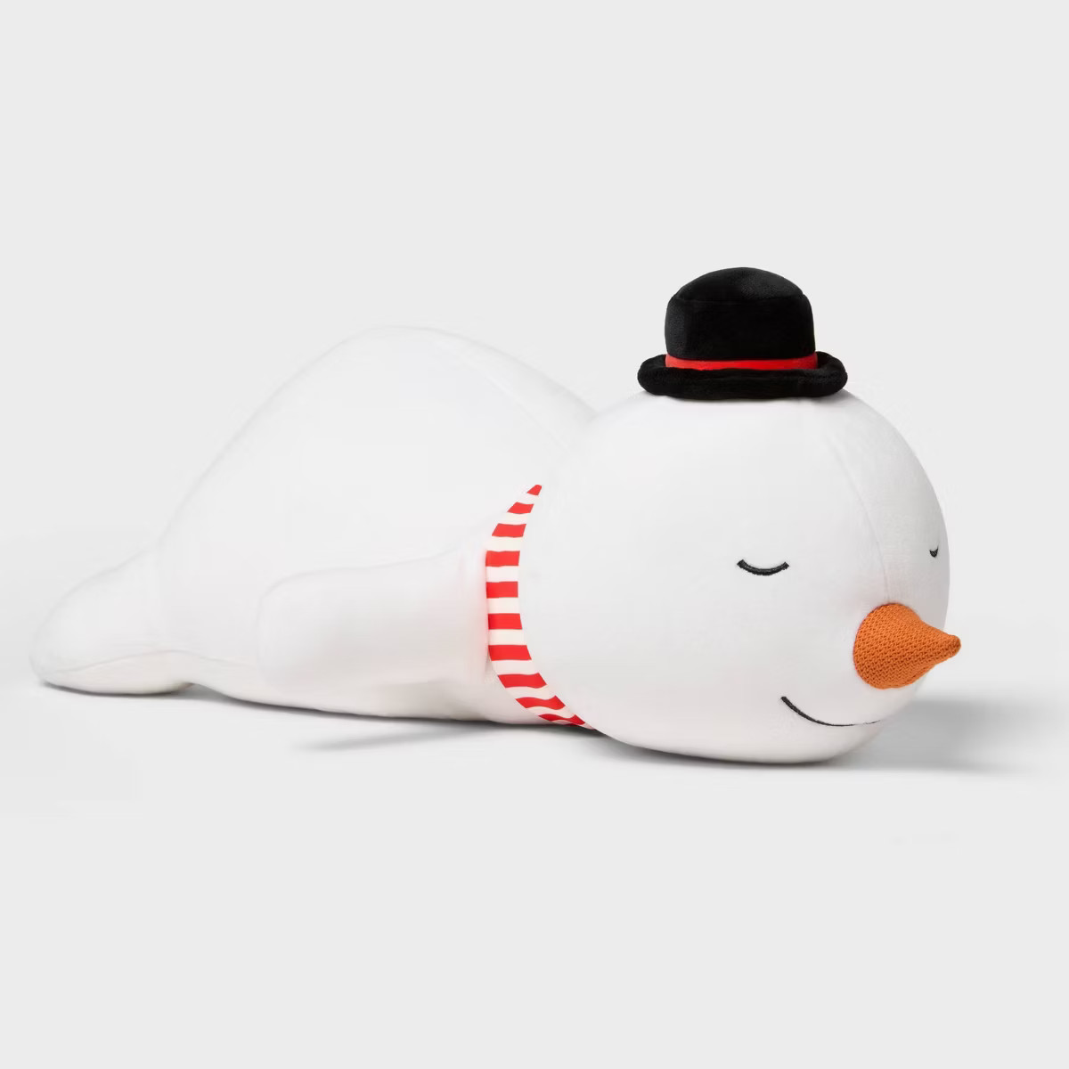 Holiday Snowman Weighted Plush Kids' Throw Pillow White - Pillowfort™ | Target