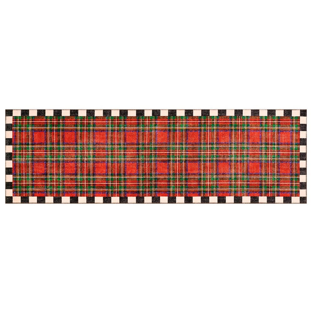 Royal Stewart Tartan Red 2'6" x 8' Washable Runner | MacKenzie-Childs