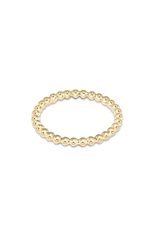 enewton Size 8 Classic Gold 2mm Bead Ring | The Willow Tree