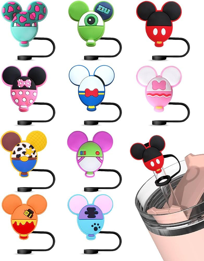 Funny Straw Cover Cap Compatible with Stanley for Cup 40oz/30oz/20oz Toy for Girls Age 4-7 Reusab... | Amazon (US)