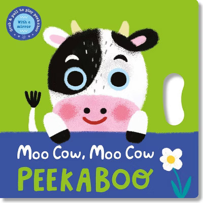 Moo Cow, Moo Cow Peekaboo - (Peekaboo Grab-And-Pull Books) (Board Book) | Target