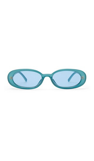 Le Specs Outta Love Sunglasses in Blue. | Revolve Clothing (Global)