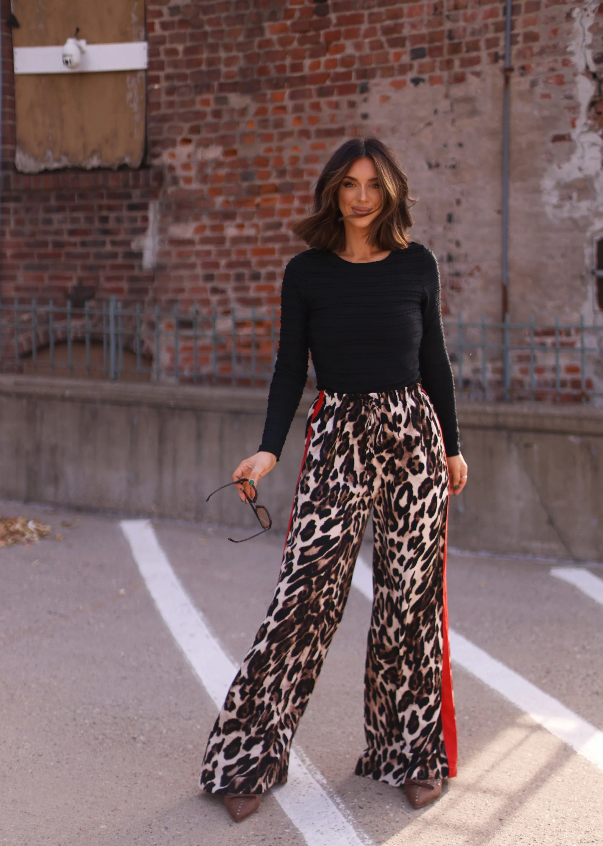 Leopard Drawstring Pants | Lane 201 Boutique
