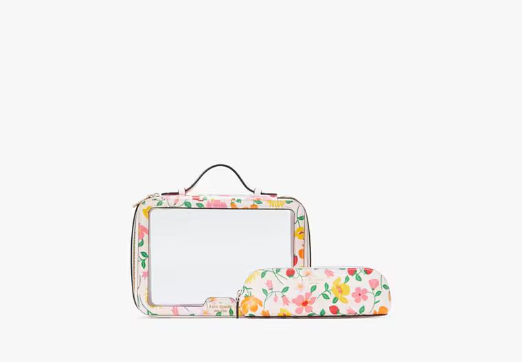 Madison Strawberry Garden Travel Cosmetic Set | Kate Spade Outlet