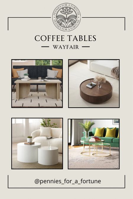 Great coffee table finds on Wayfair!
Round Nesting Coffee Table, Shanea Single Coffee Table, Emmitt Nesting Coffee Table, Voler Coffee Table

#LTKhome #LTKstyletip #LTKsalealert