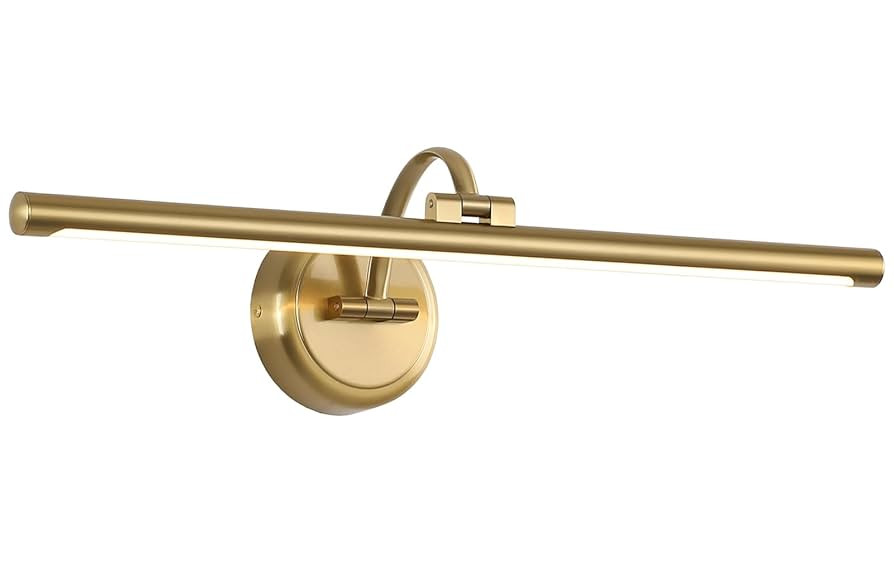 Hard-Wired Picture Lights 23.62 Inch Dimmable LED Wall Art Lighting Modern Brass Gallery Light Po... | Amazon (US)