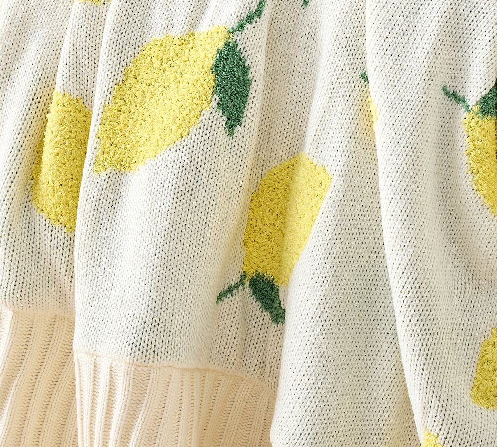 Limoncello Knit Throw | Pottery Barn (US)