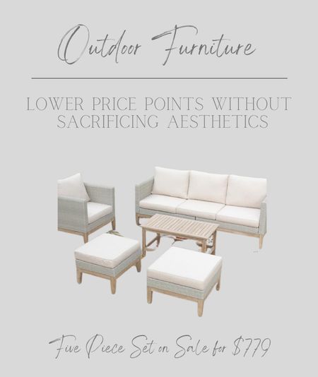 Outdoor patio furniture at lower price points without sacrificing aesthetics…

#LTKhome