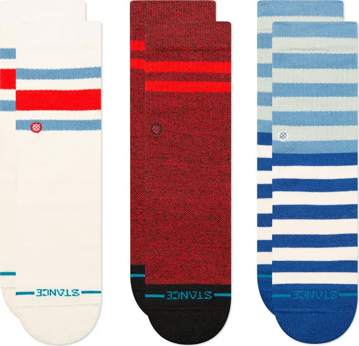 Stance Loyal Assorted 3-Pack Crew Socks | Nordstrom | Nordstrom
