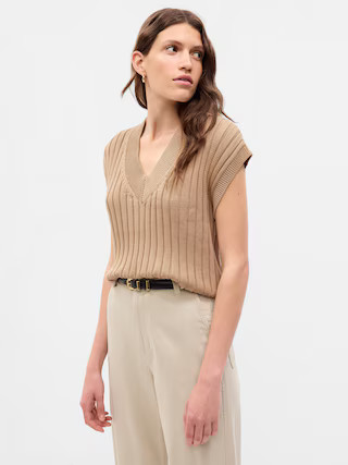 Dolman Rib Sweater Vest | Gap (US)