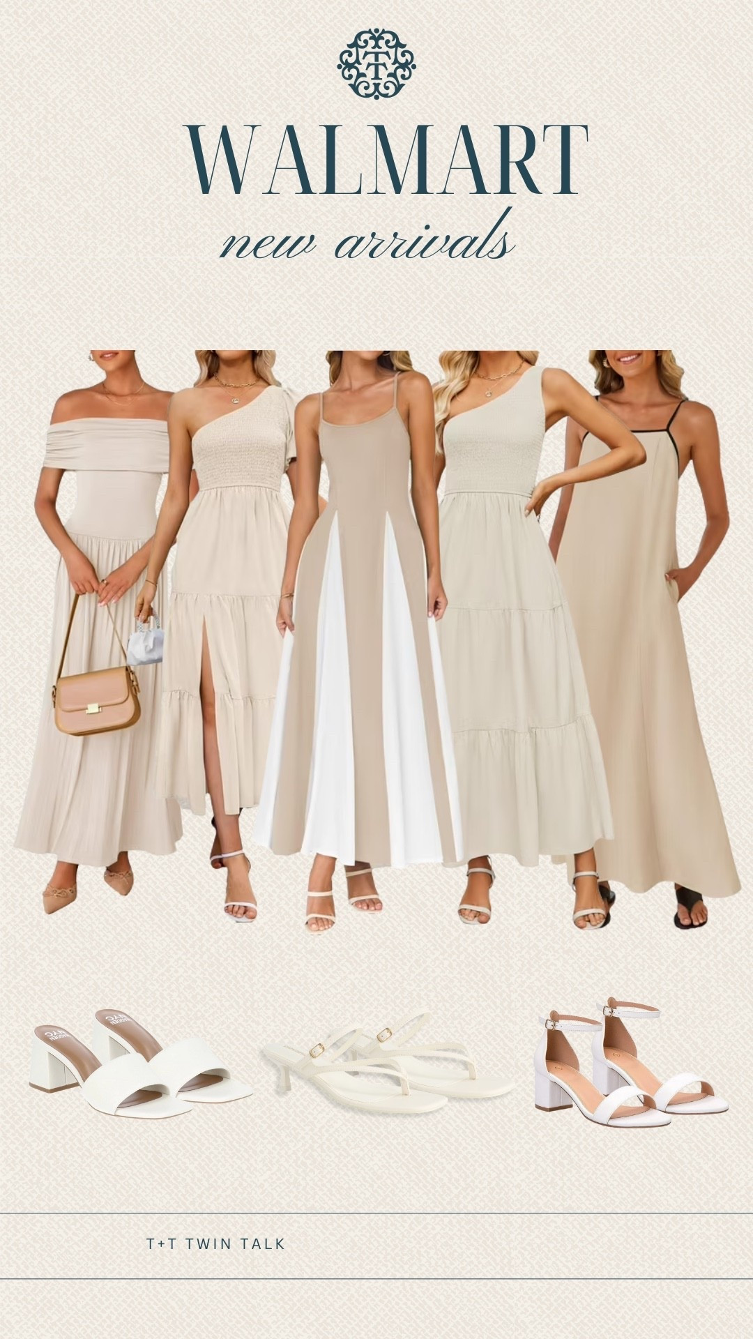 These neutral Walmart dresses are perfect for summer weddings, vacation outfits, or everyday wear. Styles include off-the-shoulder, tiered maxi dresses, and one-shoulder silhouettes. Affordable and flattering wedding guest dress options you can wear well into fall.

#LTKStyleTip #LTKSeasonal #LTKWedding