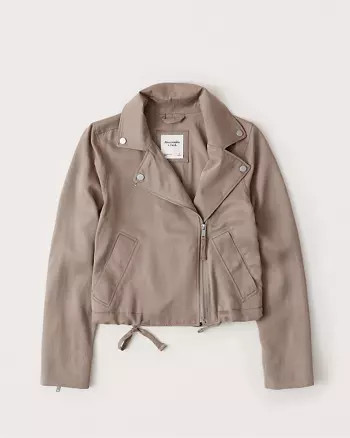 The Drapey Moto Jacket | Abercrombie & Fitch US & UK