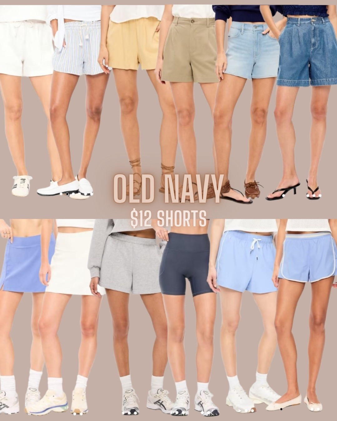 Ends today

Old navy
Chino shorts
Workout skort
Running shorts
Denim shorts
Linen blend shorts
Lounge wear


#LTKSaleAlert