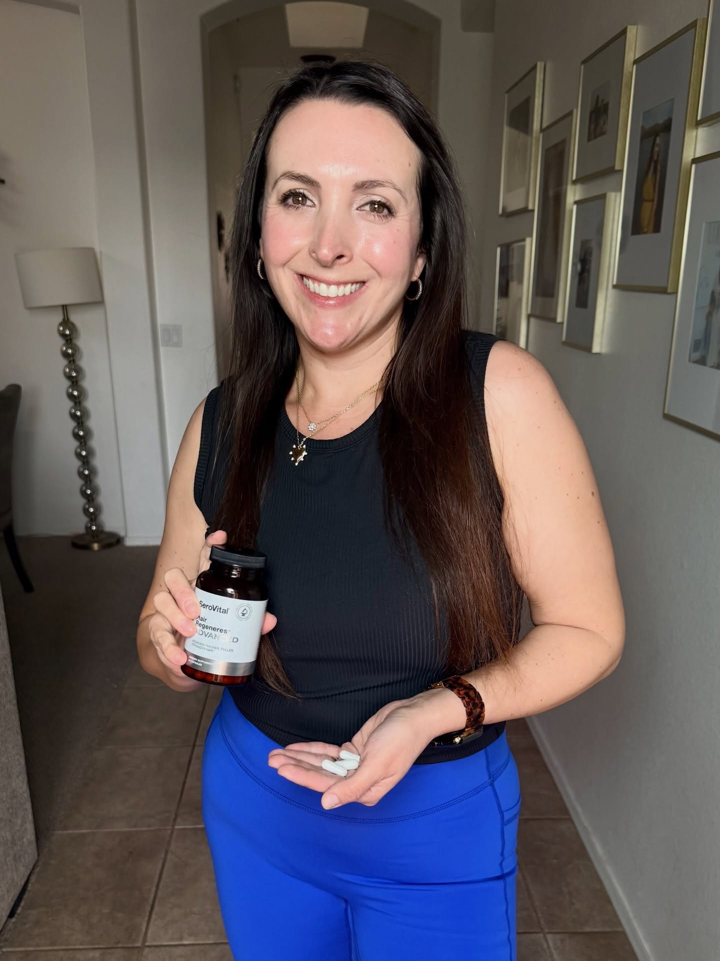 3 months later and I’m honestly impressed ✨
I started taking @serovital Hair Regeneres Advanced consistently and I’ve noticed real growth, more shine, and overall healthier-looking hair. It also helps that they’re easy to take—just 3 capsules a day with meals, no fuss.

Swipe to see the before vs. now. ✨ Thanks to SeroVital, I need a haircut. So glad I stuck with it!

#LTKFindsUnder50 #LTKBeauty #LTKOver40