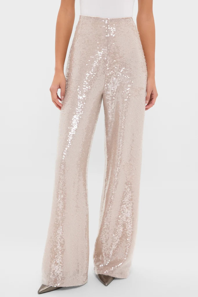 Champagne Sequin Tatum Pants | Tuckernuck (US)