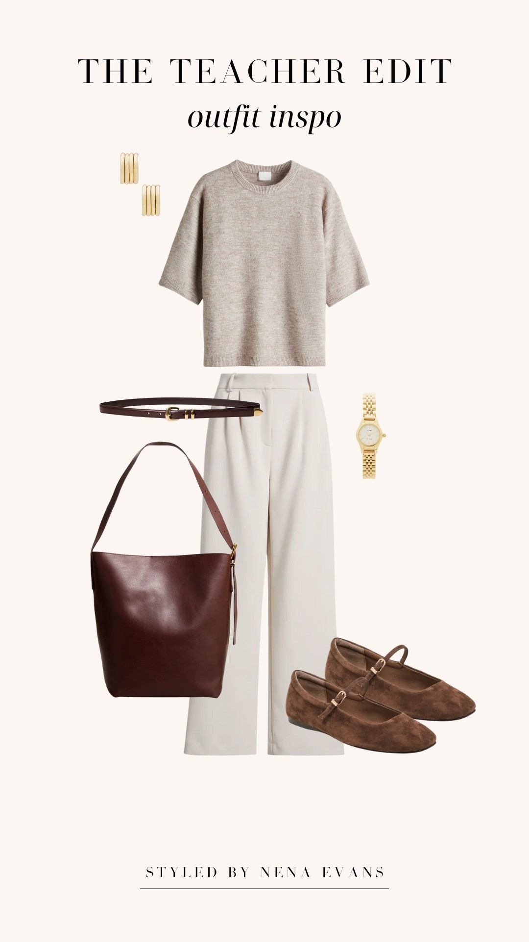 Back to school outfit idea 🍎


Work outfit 
Office outfit 
Teacher outfit 
Fall outfit 
Fall fashion 
Trousers outfit 

#LTKWorkwear #LTKStyleTip #LTKFindsUnder50