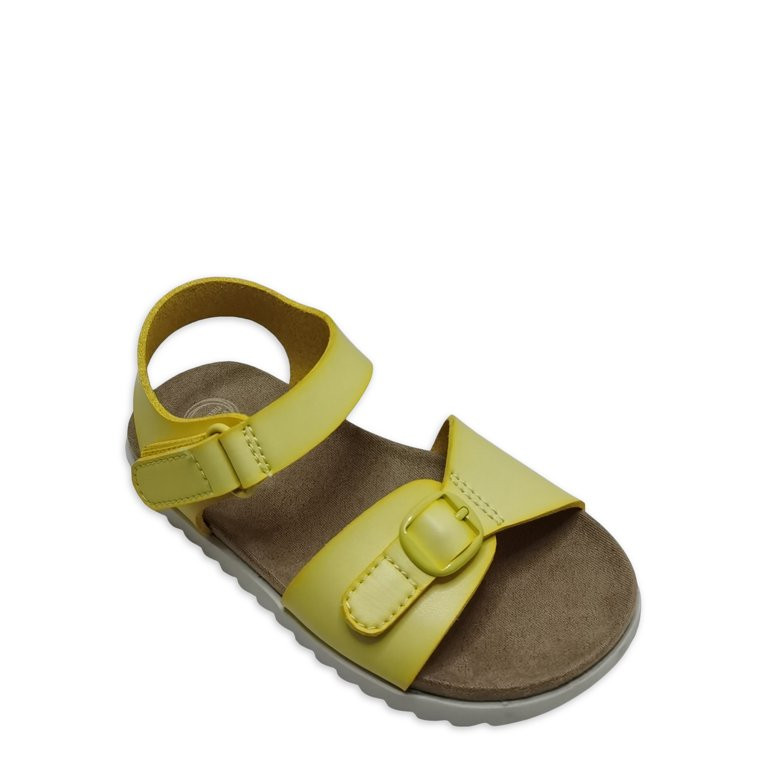 Wonder Nation Toddler Girls Buckle Sandals, Sizes 7-12 | Walmart (US)
