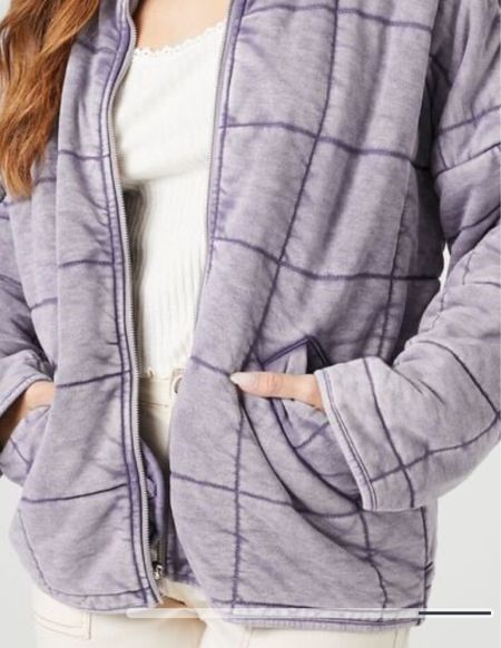 Quilted zip up jacket forever 21 - 50% off! 

#LTKsalealert #LTKfindsunder50 #LTKSeasonal