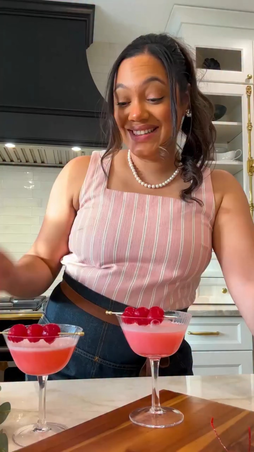 Pink Lady Cocktail. Oh she’s classy ✨ If there’s gin involved, I’m in! Love making a fun cocktail at home. Cheers! 
2 oz Gin
½ oz Apple Jack’s Brandy 
¾ oz Lemon Juice 
¼ oz Grenadine 
1 Egg White
.
.
.
#gin #brandy #cocktailsathome #valentinesday #galentine

#LTKSeasonal #LTKfoodie #LTKHome