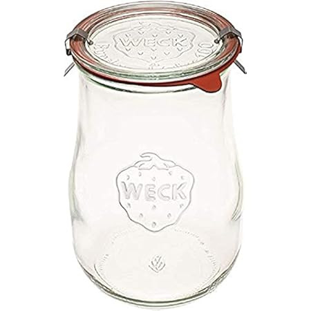 Weck Jars - Weck Tulip Jars 2.5 Liter - Sour Dough Starter Jars - Large Glass Jars for Sourdough ... | Amazon (US)