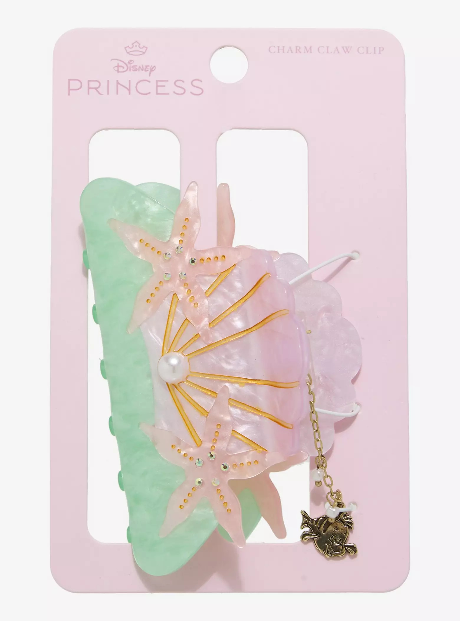 Disney The Little Mermaid Ariel Shell Claw Clip with Charm - BoxLunch Exclusive | BoxLunch | BoxLunch