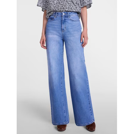 Scenario Women's Wide Leg Jeans, Sizes 0-20 | Walmart (US)