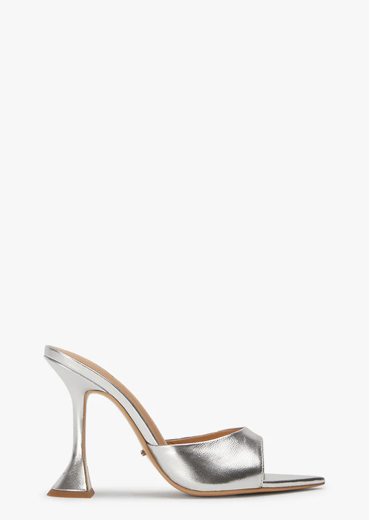 Marcel Silver Nappa Metallic Heels | Tony Bianco US