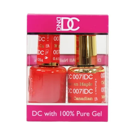 DND - DC Duo Soak off Gel & Matching nail polish - 007 Canadian Maple | Walmart (US)