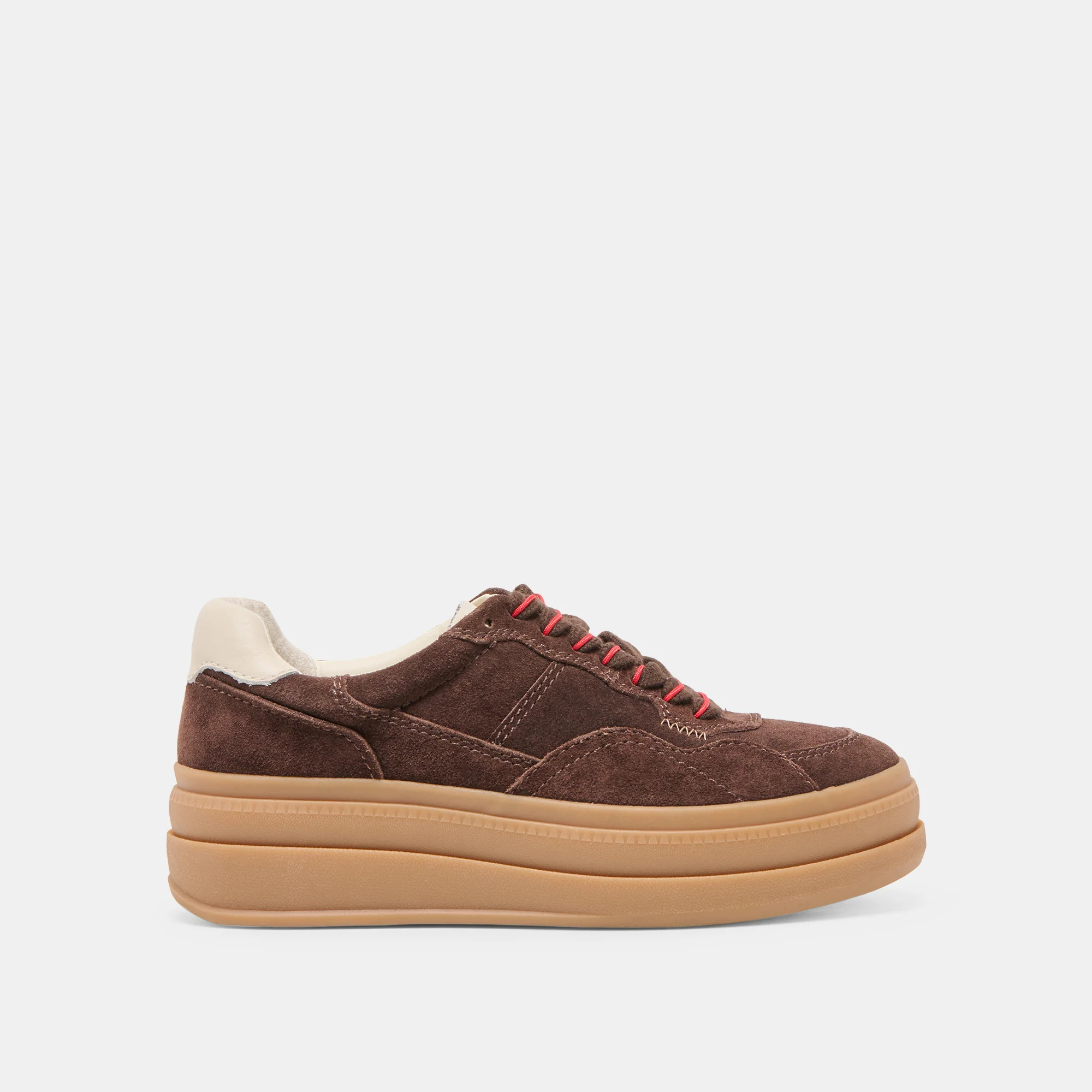 Naomy H2O Sneakers Dk Brown Suede | DolceVita.com