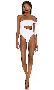 Tularosa Omnia One Piece in White from Revolve.com | Revolve Clothing (Global)
