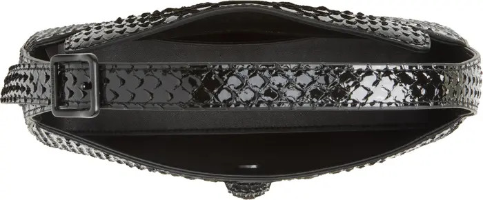 Bond Croc Embossed Leather Shoulder Bag | Nordstrom