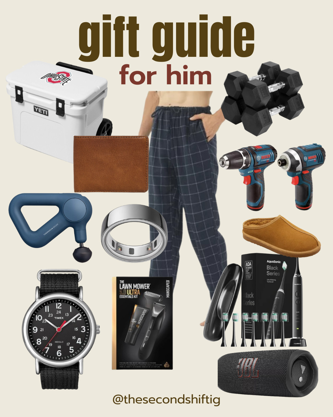 Gift guide for him!! 

 Christmas | guy gift | tools | massage | pajamas | fitness | watch | mens 

#LTKMens #LTKGiftGuide #LTKHoliday