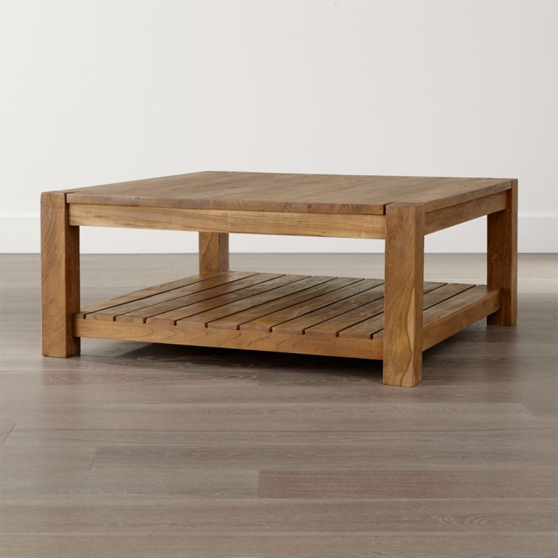 Edgewood Square Coffee Table | Crate & Barrel