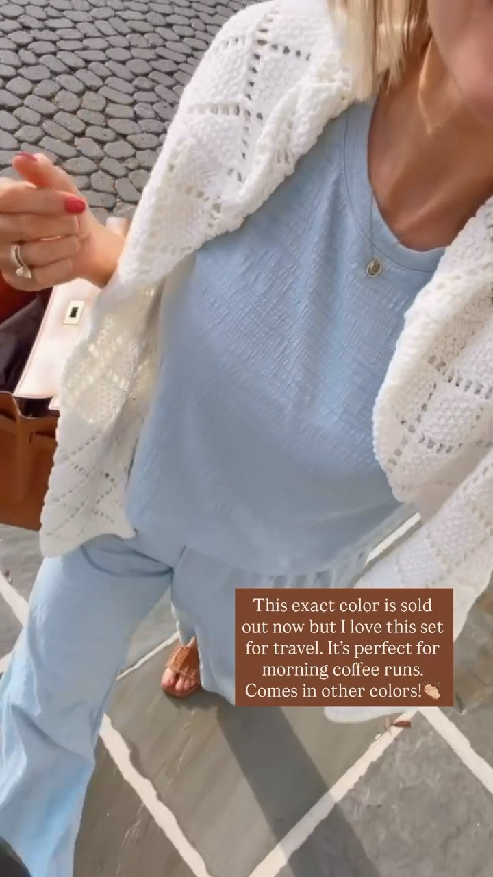 The cutest matching set! I love that it’s breathable so it can be worn into the warmer months! Wearing S.

Loverly Grey, Z Supply, matching set, travel outfit ideas, vacation outfit ideas, spring fashion, spring outfit ideas 

#LTKootd #LTKTravel #LTKSeasonal
