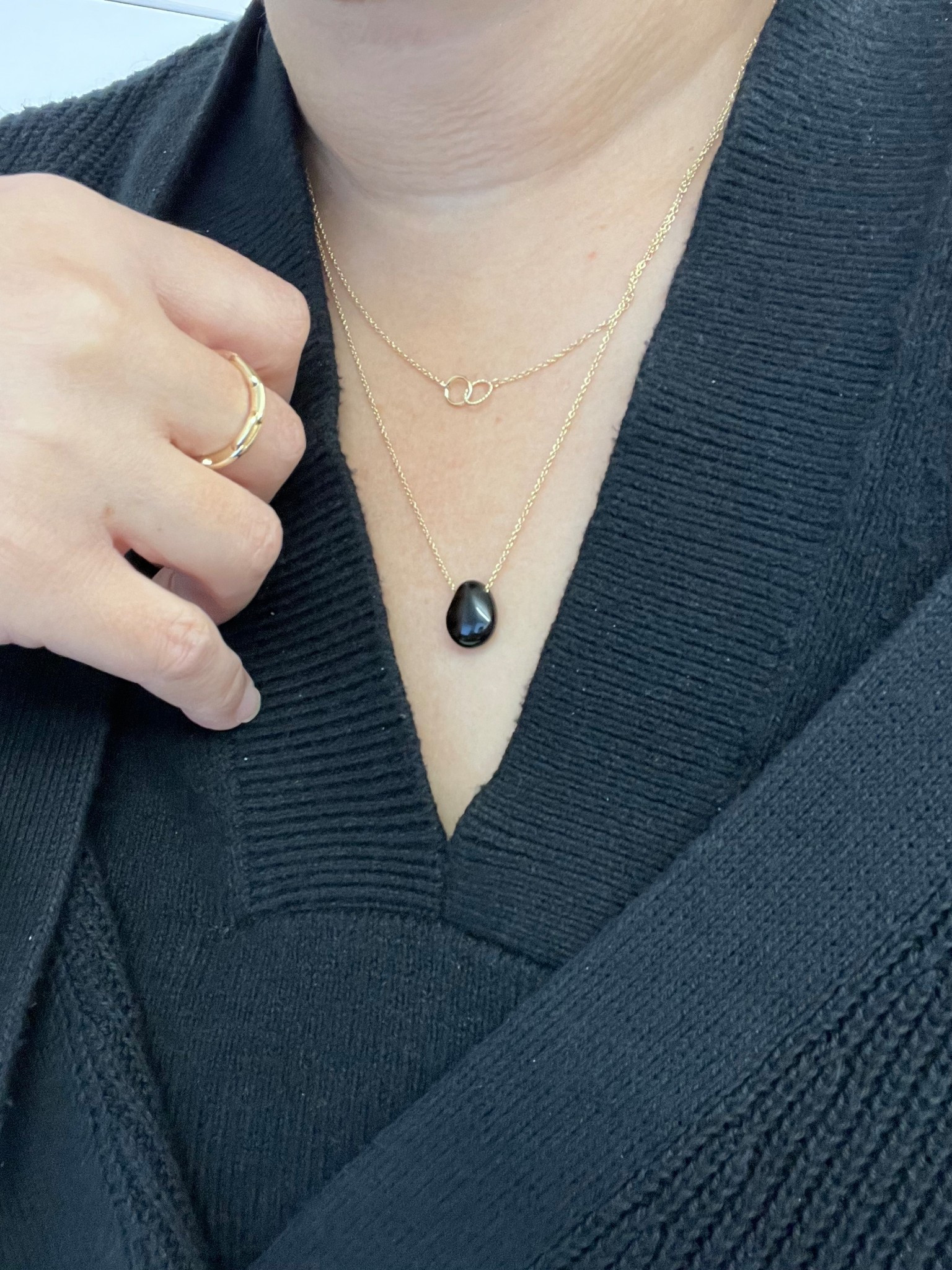 Love this necklace combo. The top one is so dainty. I’m obsessed. Either is these (or both) would be a great gift.

#LTKGiftGuide #LTKFindsUnder100 #LTKStyleTip