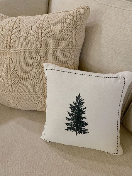 Added this little embroidered tree pillow this year

#LTKhome #LTKSeasonal #LTKHoliday