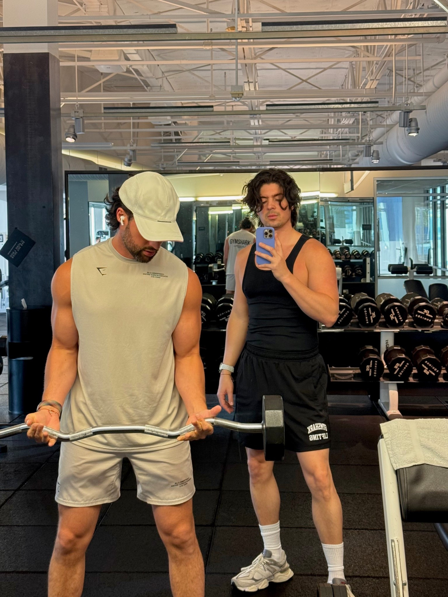 Our favorite fitness tank tops and shorts to workout in (all from Gymshark and under $50).

Brock is 6’ wearing size Medium top, Medium shorts // 
Chris is 6’ wearing size Medium top, Medium shorts.

#LTKMens #LTKFindsUnder50 #LTKActive