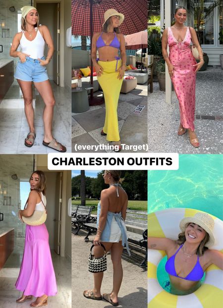 Charleston Summer outfits all from Target! Dress & skirts: small, tops are all XS And bikini is small bottom and tops! Jean shorts I went up 1 size to a 6 in both styles. 

Target, Target outfit, Target haul 

#LTKFindsUnder50