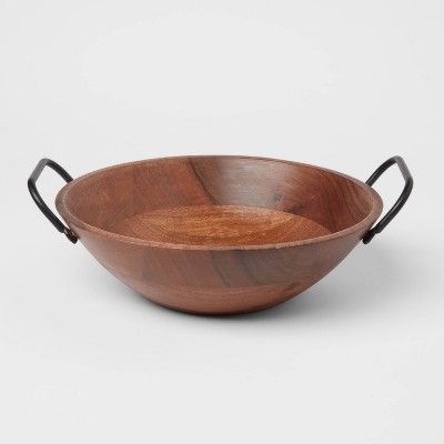 52oz Wood Medium Serving Bowl - Threshold™ | Target