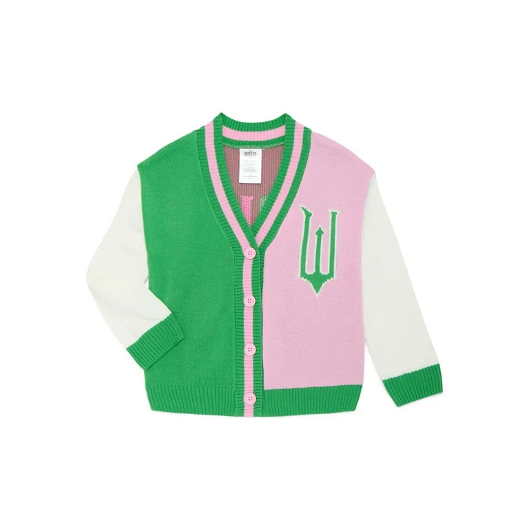 Wicked Toddler Girls Button Down Cardigan with Long Sleeves, Sizes 2T-5T | Walmart (US)