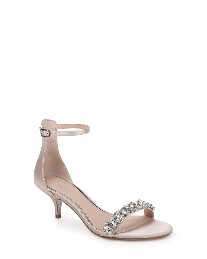 Jewel Badgley Mischka Dash Ankle Strap Kitten Heel | Amazon (US)