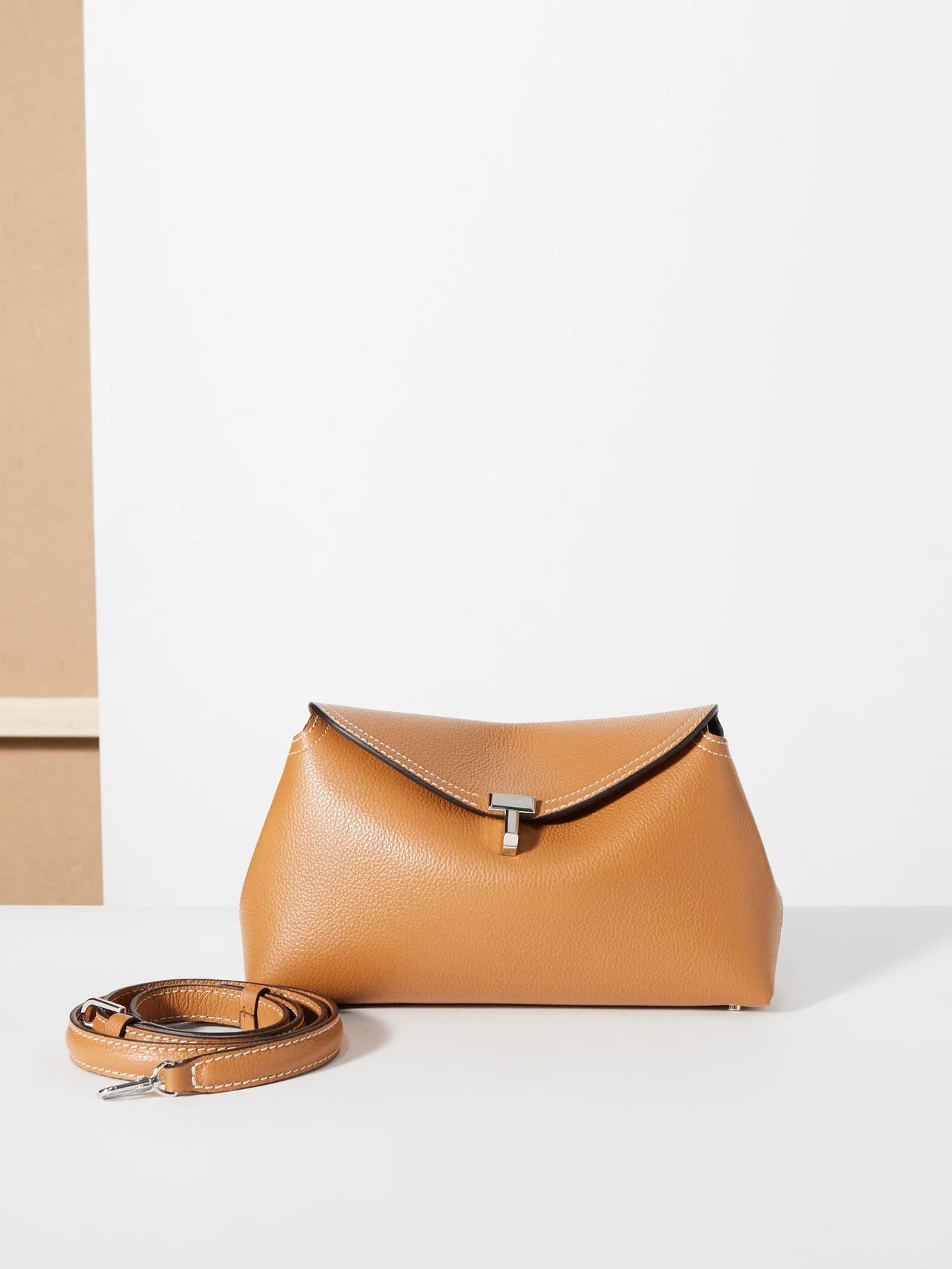 T-Lock small grained-leather cross-body bag | Matches (UK)