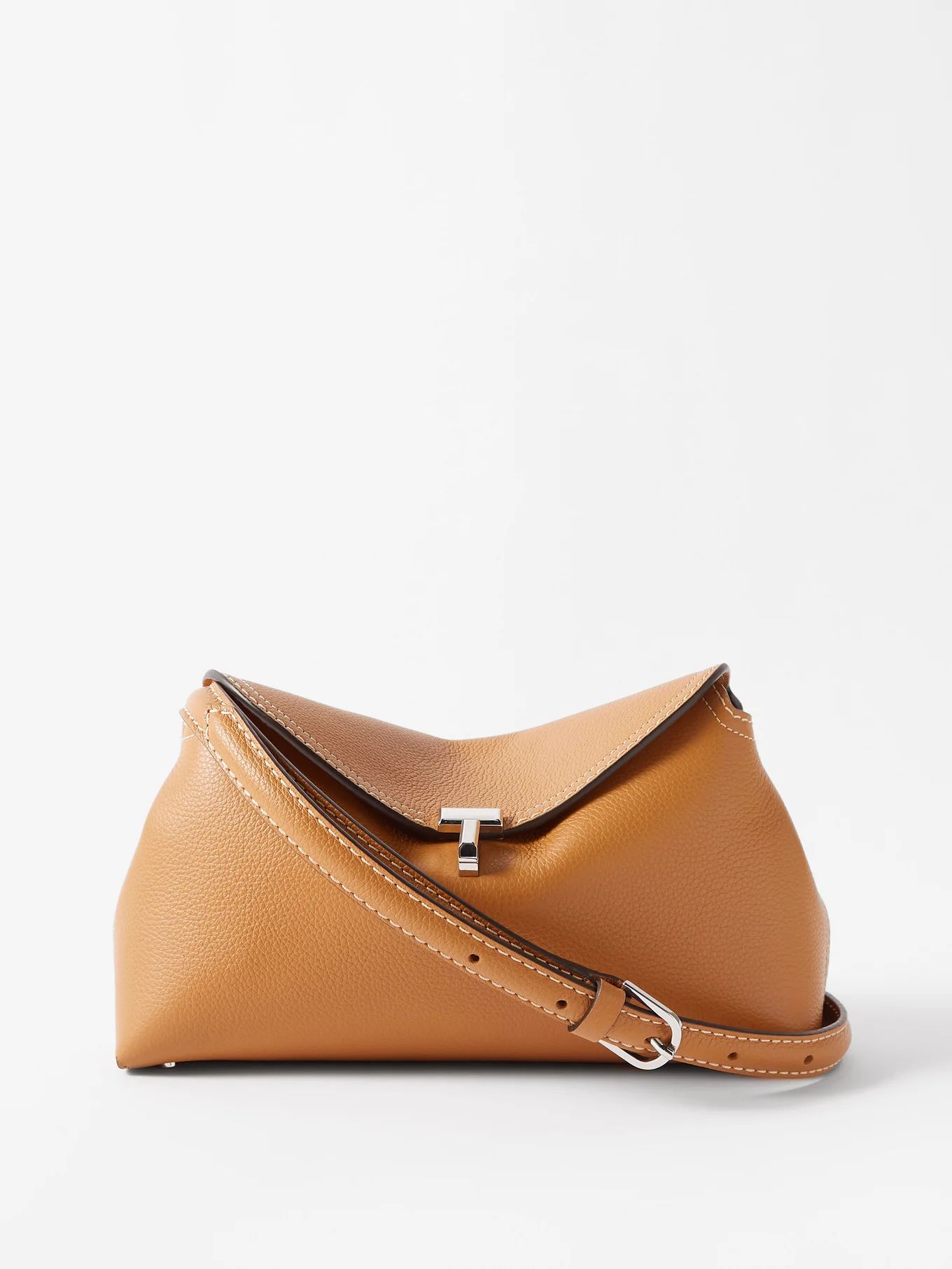 T-Lock small grained-leather cross-body bag | Matches (UK)