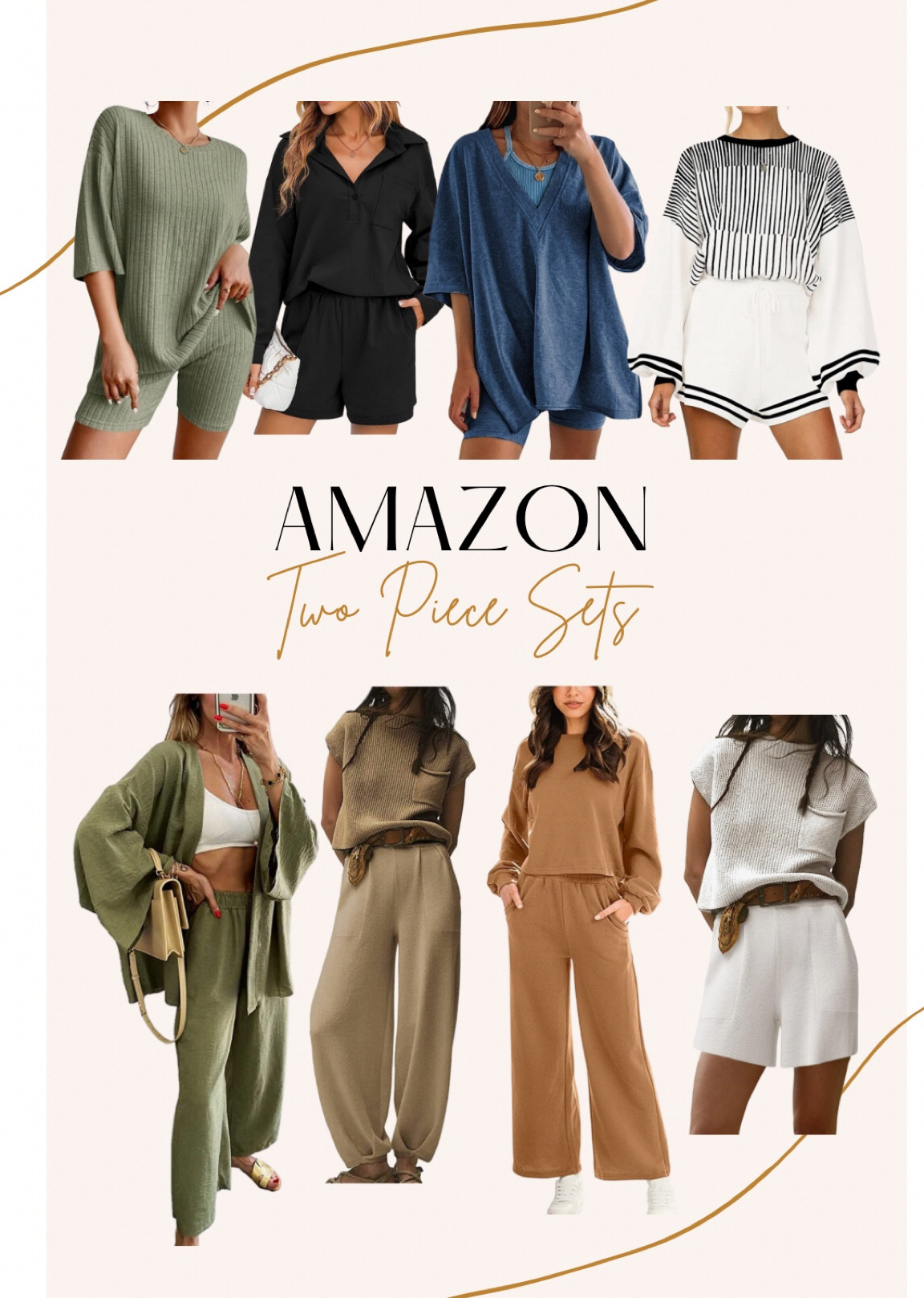 Loving all these two piece sets from amazon. 

Amazon outfits. Casual outfits. Loungewear. Travel outfit. 

#LTKSeasonal #LTKunder50 #LTKsalealert