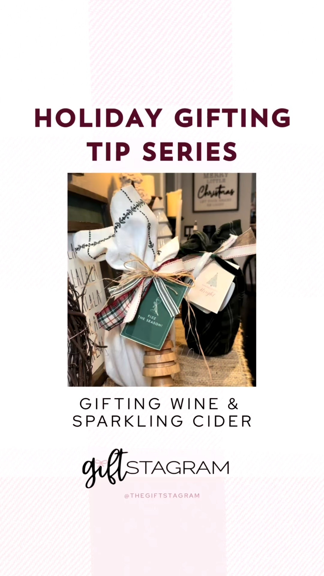 It just takes a few minutes & minimal effort to gift your wine with a little Holiday touch🥂

#LTKHoliday #LTKGiftGuide #LTKSeasonal