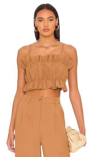 Marina Top in Camel | Revolve Clothing (Global)